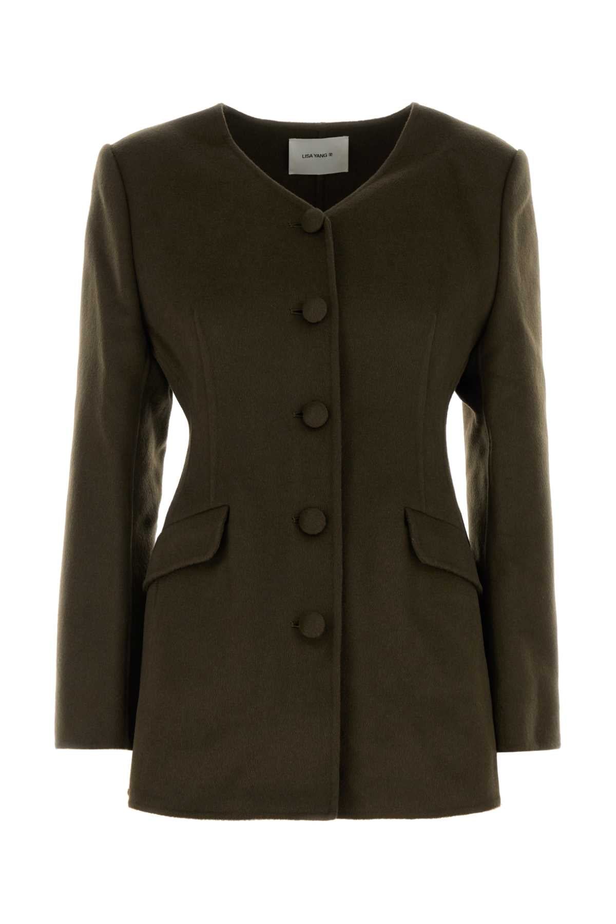 DOUBLÉ TAILORED V NECK BLAZER TOPS
