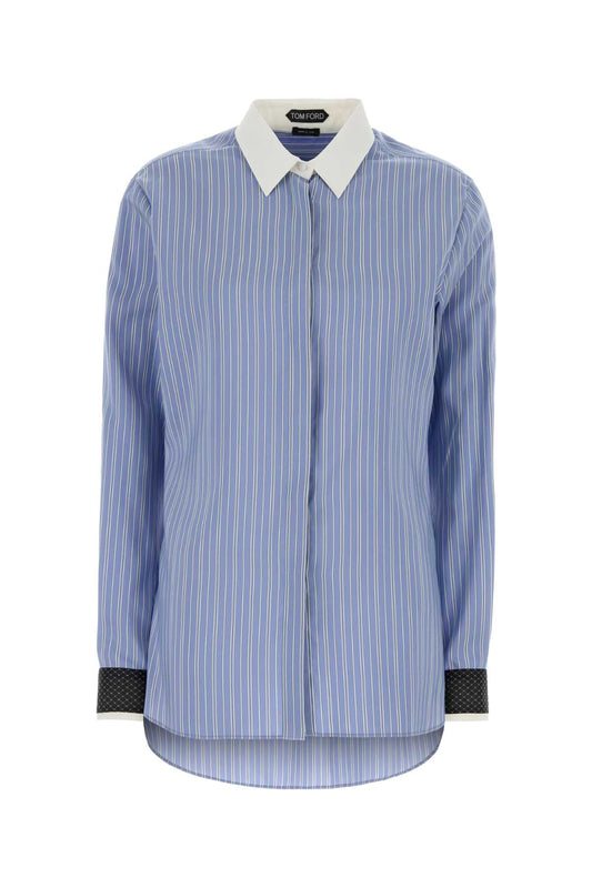 STRIPED SILK SHIRT SHIRTS