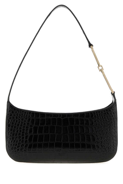 TUMBLED SOFT PRINTED CROC SMALL SHOULDER BAG HANDBAGS