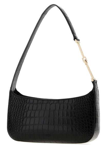 TUMBLED SOFT PRINTED CROC SMALL SHOULDER BAG HANDBAGS