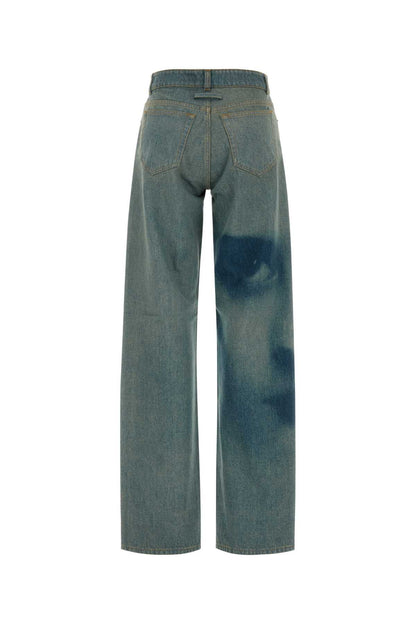 STRAIGTH LEG DENIM PANT WITH FACE PRINT JEANS