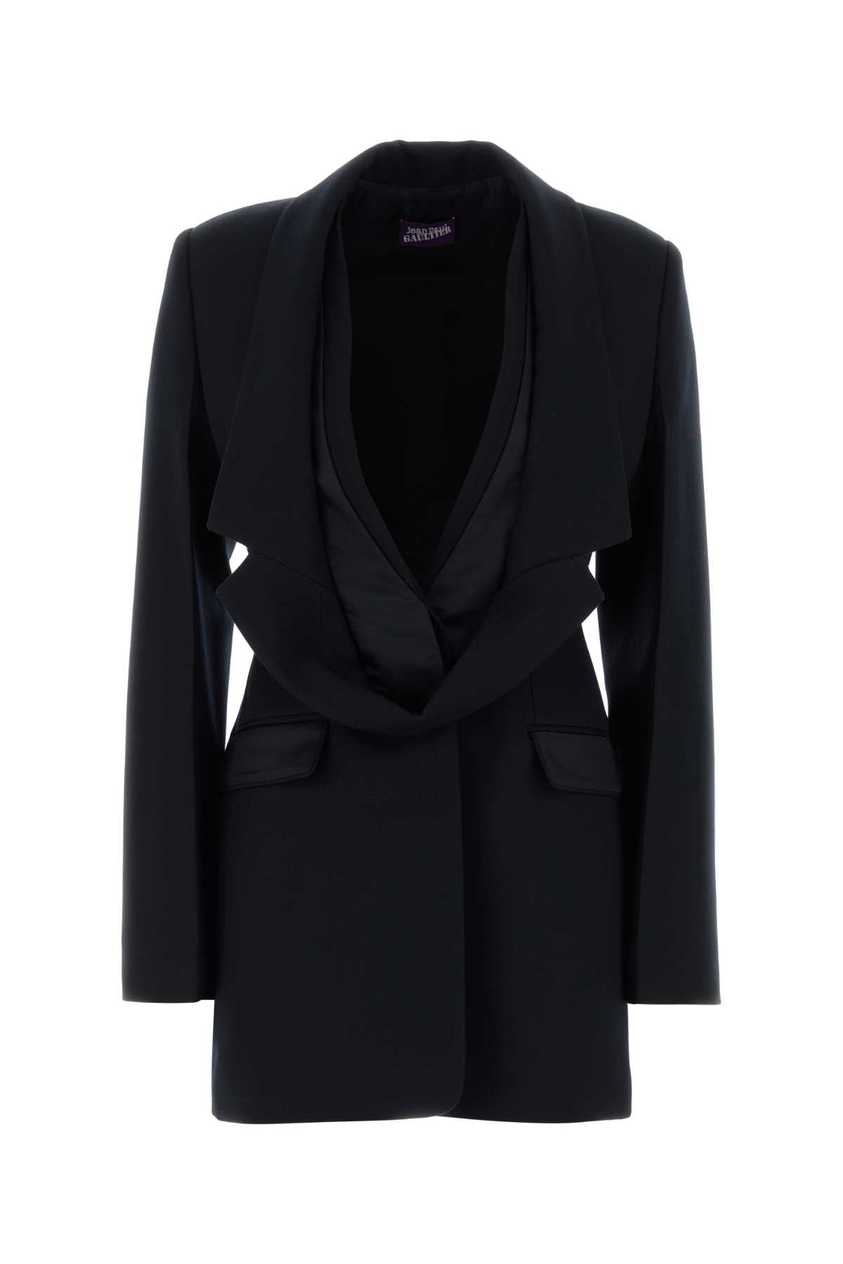 REVERSED COLLAR TAILORING FITTED JACKET BLAZERS AND VESTS