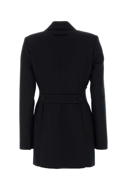 REVERSED COLLAR TAILORING FITTED JACKET BLAZERS AND VESTS