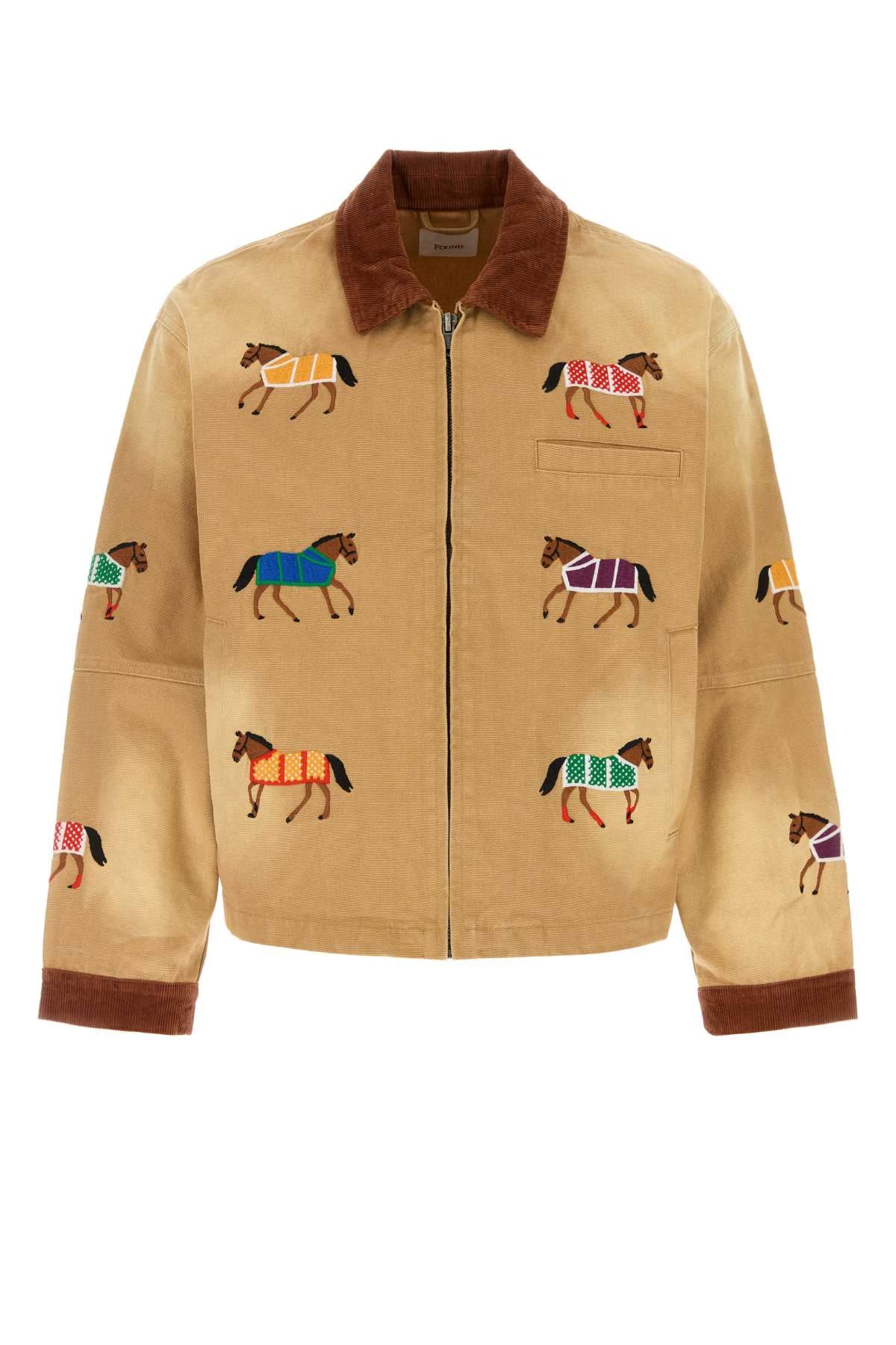 LARIAT HORSE EMBROIDERED WORK JACKET BLAZERS AND VESTS