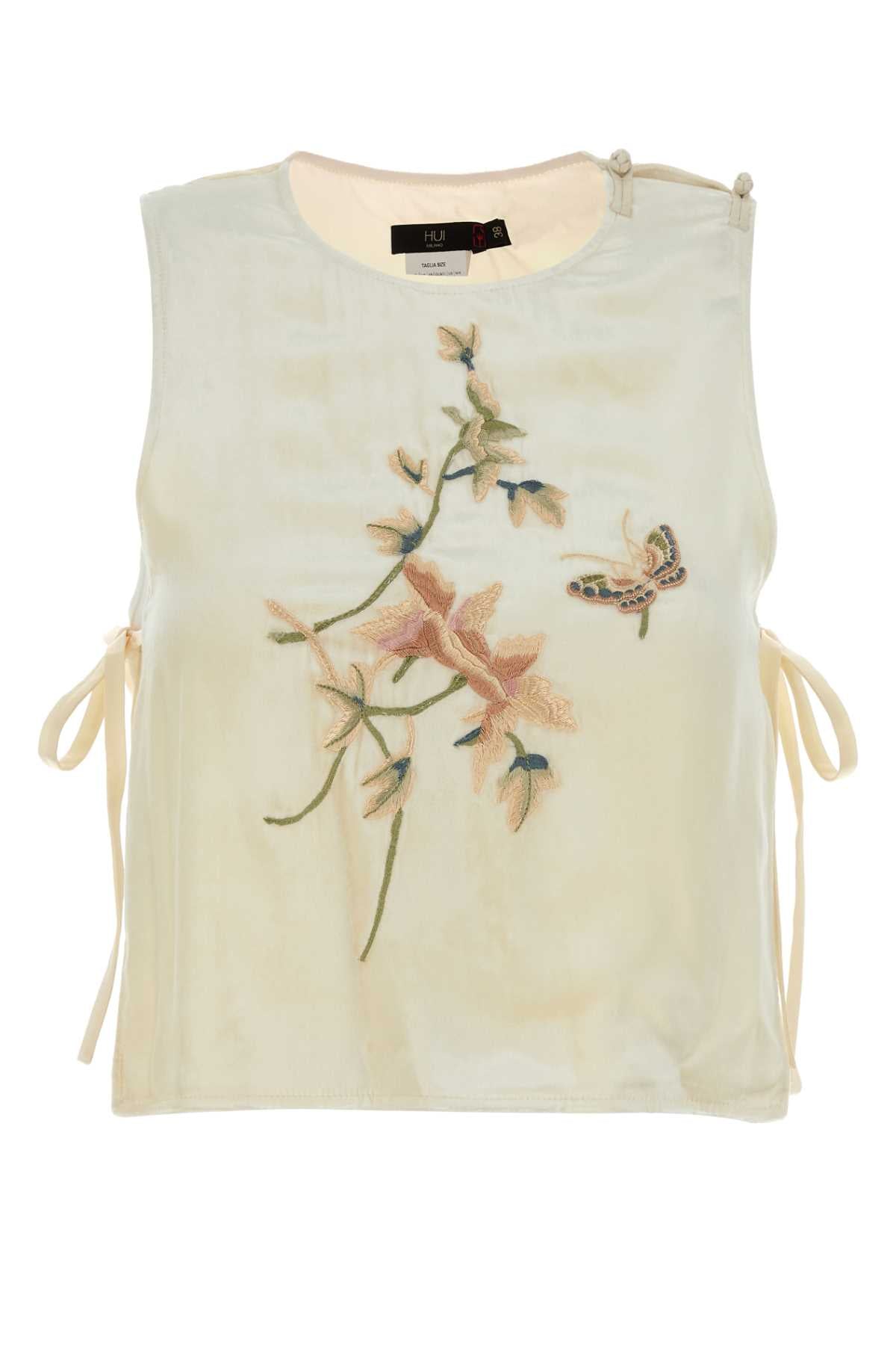 BUTTERFLY BADGE CAMISOLE TOPS