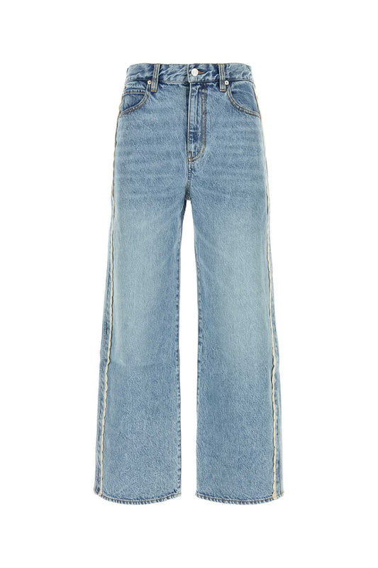 THECROCHET BOW CROP JEANS