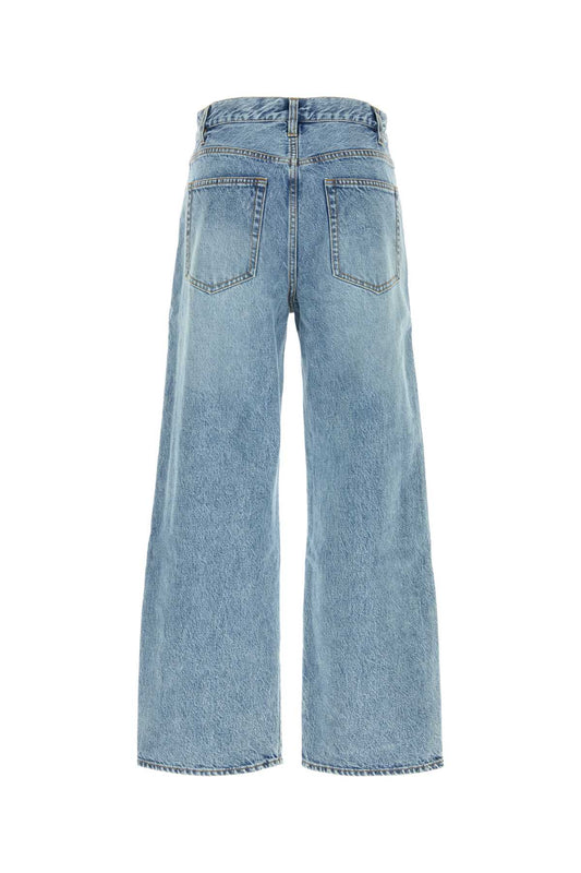 THECROCHET BOW CROP JEANS