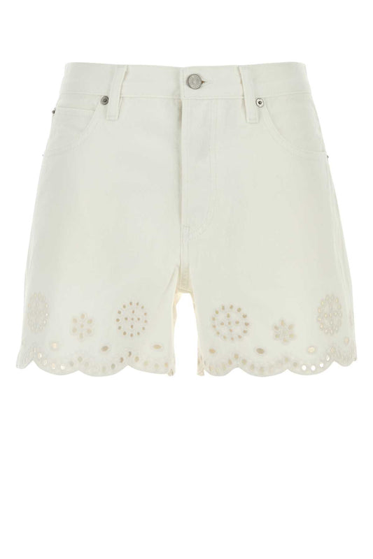 THE EYELET HANG SHORT LONG SHORTS