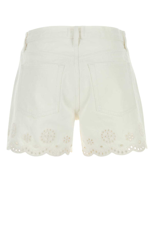 THE EYELET HANG SHORT LONG SHORTS