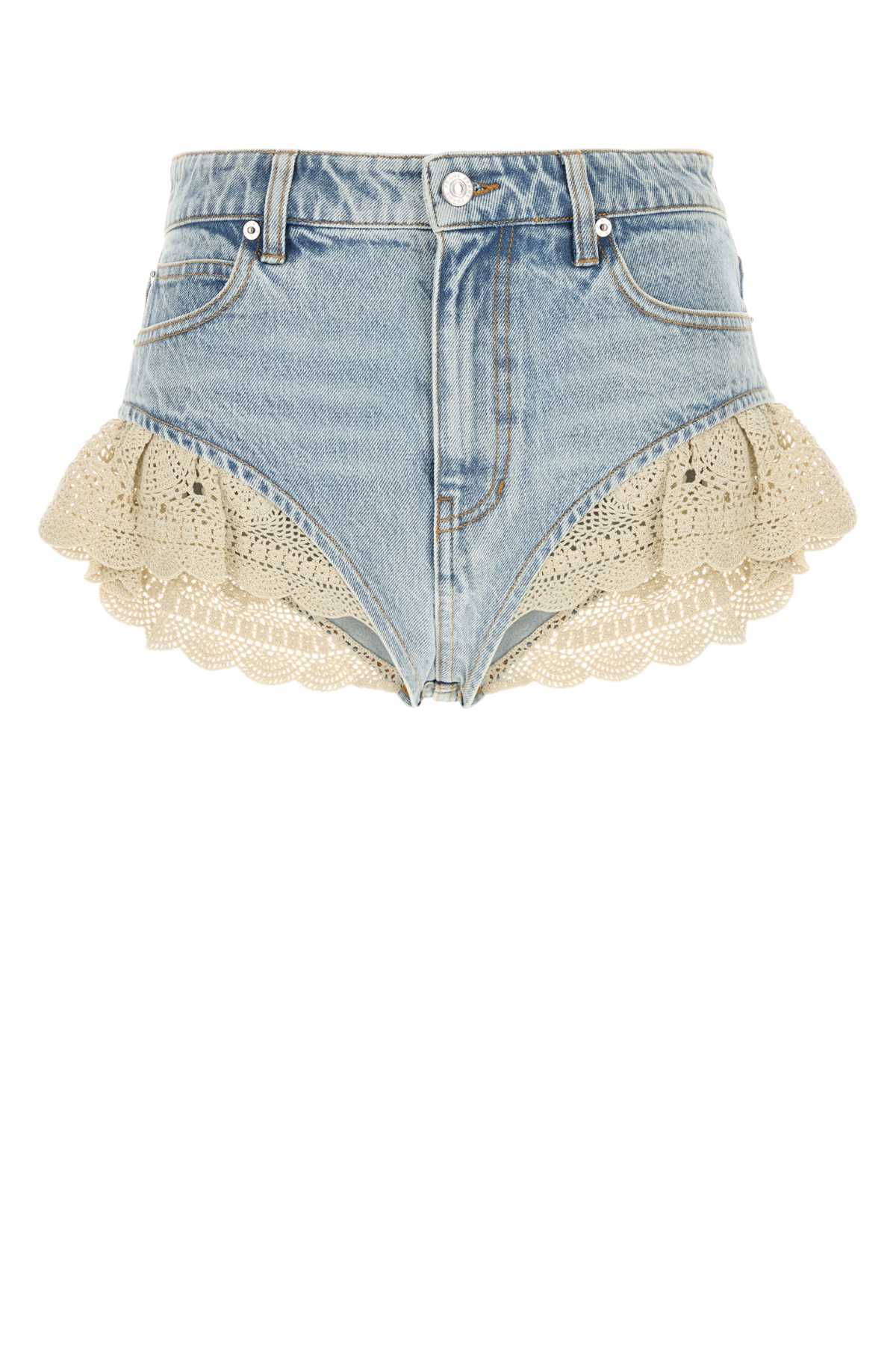 THE CROCHET RUFFLE SHORT SHORTS