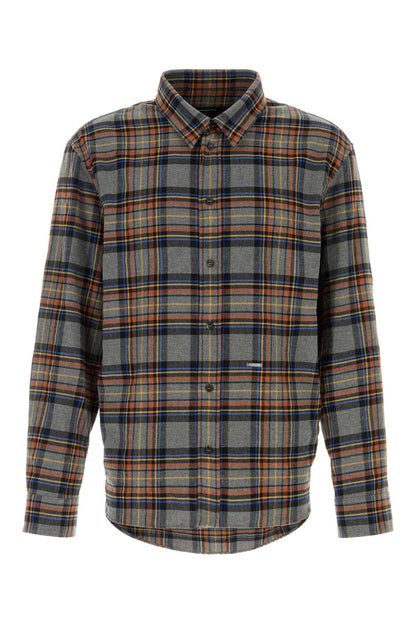 LINED CHECK SHIRT SHIRTS