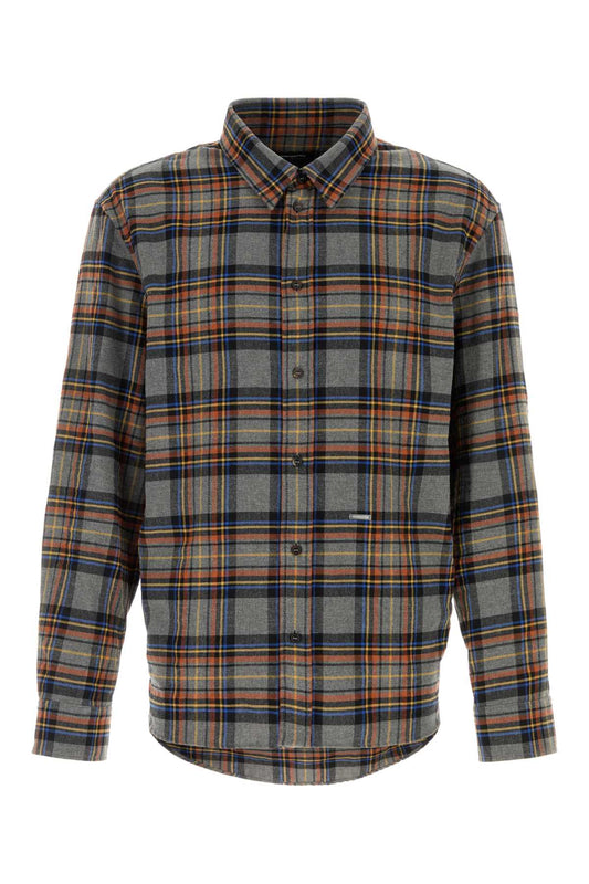 LINED CHECK SHIRT SHIRTS