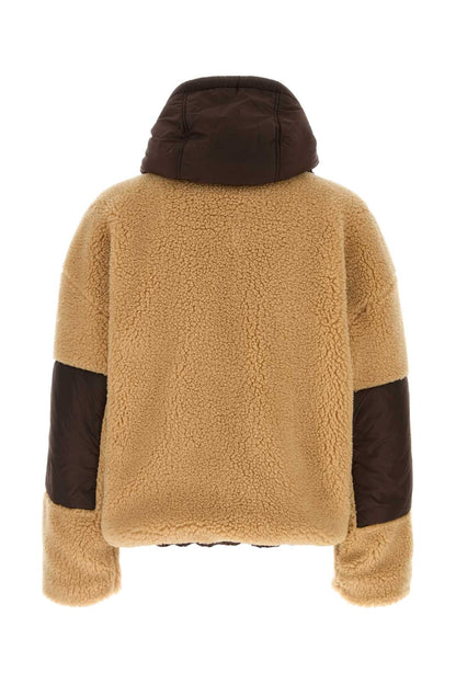 REVERSIBLE HOODED TEDDY JACKET JACKETS