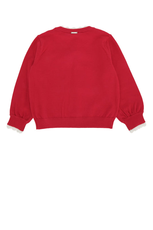 MAGLIA CUORE BIANCO KNITWEARS