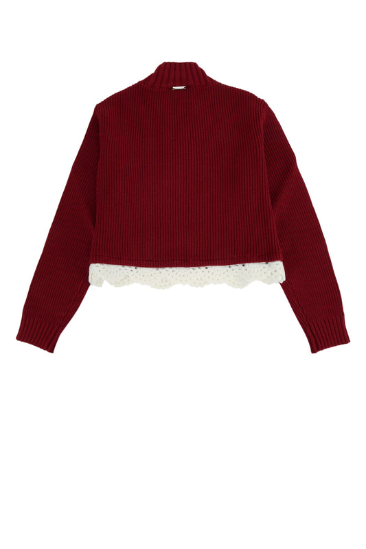 DOLCEVITA DETTAGLIO PIZZO KNITWEARS