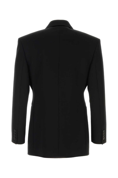 VESTE CROISE'E GRAIN DE POUDRE BLAZERS AND VESTS