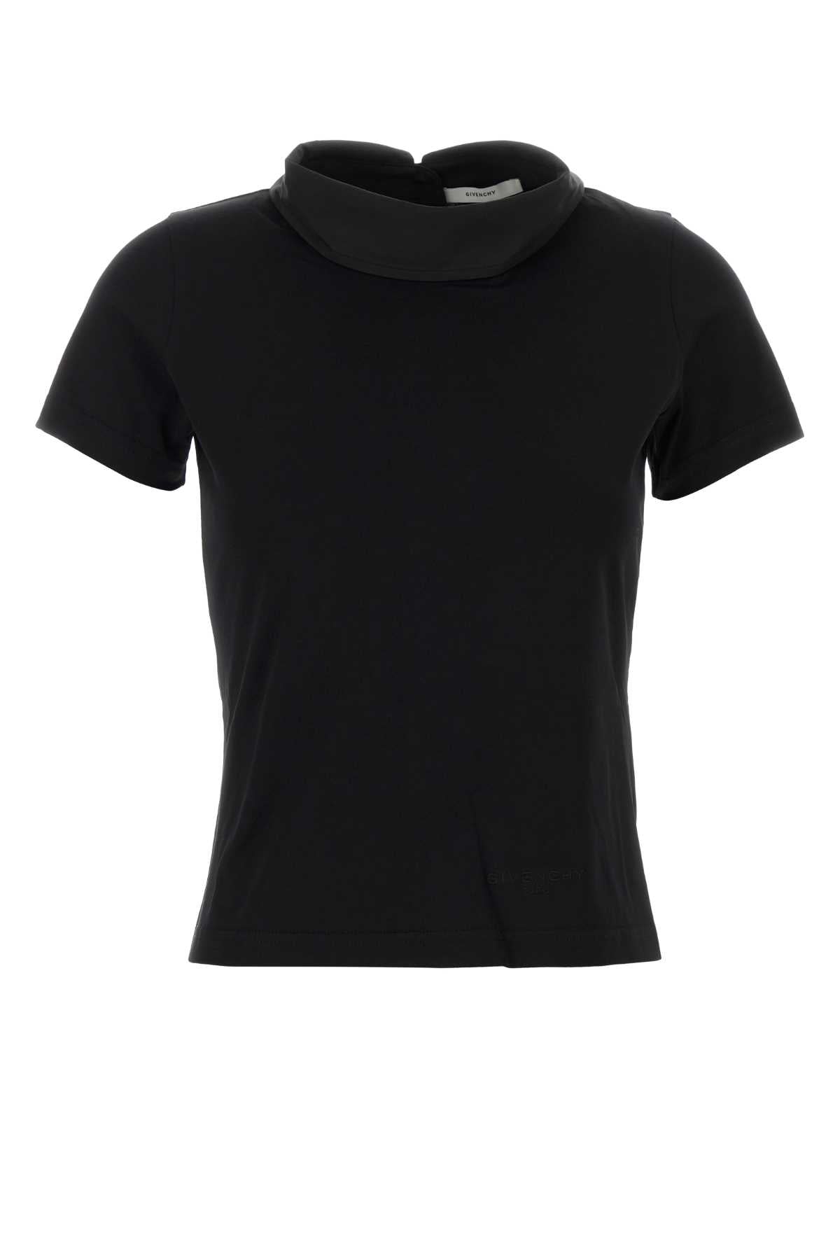 HIGH COLLAR POPELINE T SHIRT T-SHIRTS