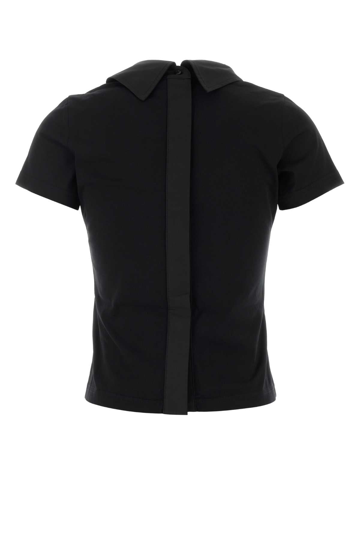 HIGH COLLAR POPELINE T SHIRT T-SHIRTS