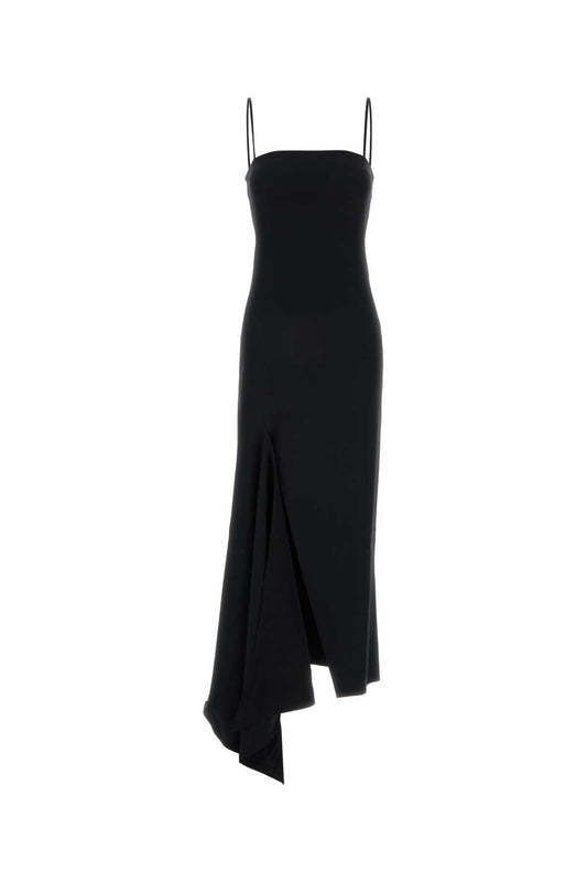 SLICED LONG SLIT DRESS DRESSES