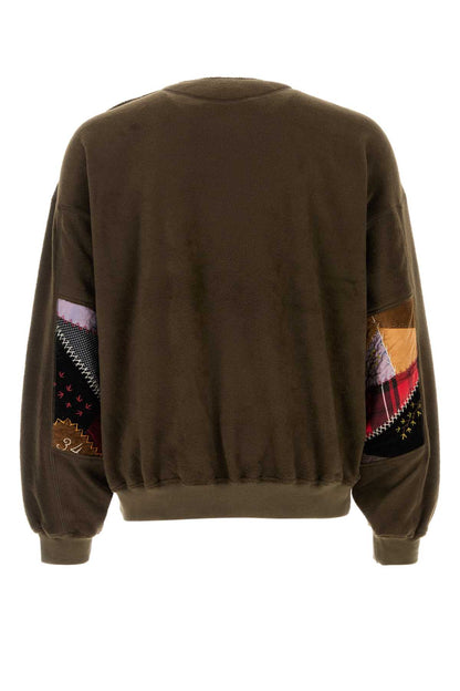 Quilt fleece pullover KNITWEARS