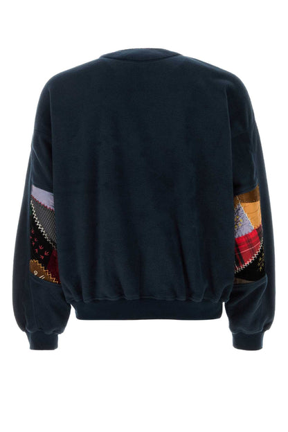 Quilt fleece pullover KNITWEARS