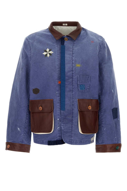 Vintage-finished work jacket BLAZERS AND VESTS
