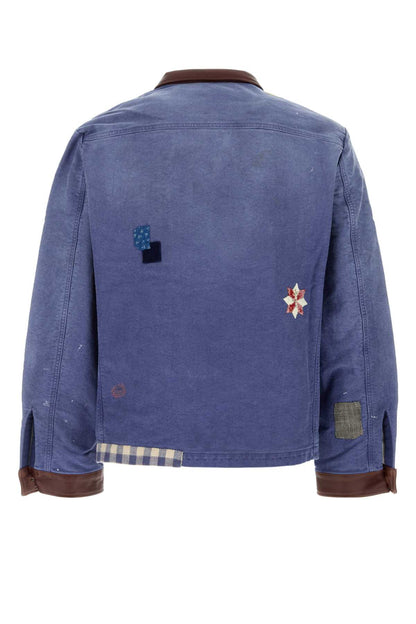 Vintage-finished work jacket BLAZERS AND VESTS