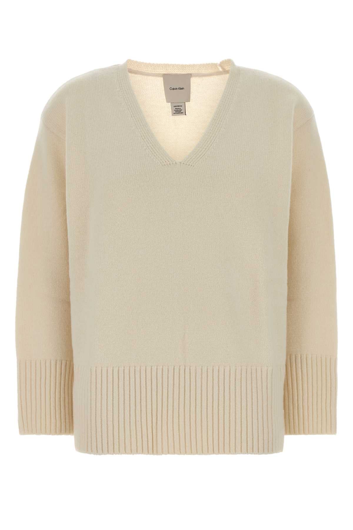 LUX WOOL VNECK SWEATER KNITWEARS