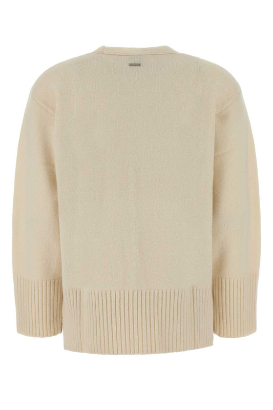 LUX WOOL VNECK SWEATER KNITWEARS