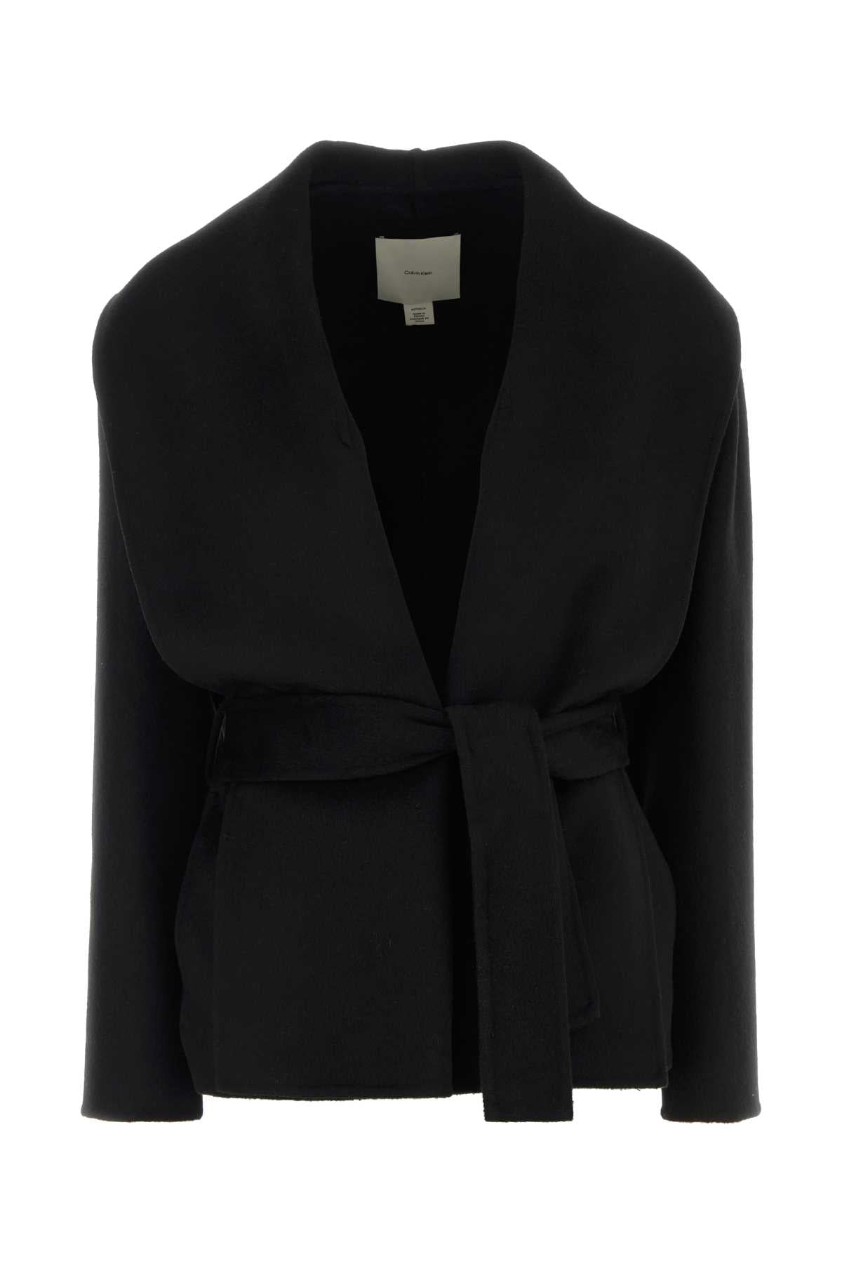 SHAWL HIP LENGHT COAT (SOLID) COATS
