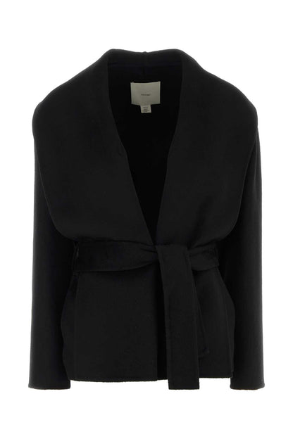 SHAWL HIP LENGHT COAT (SOLID) COATS