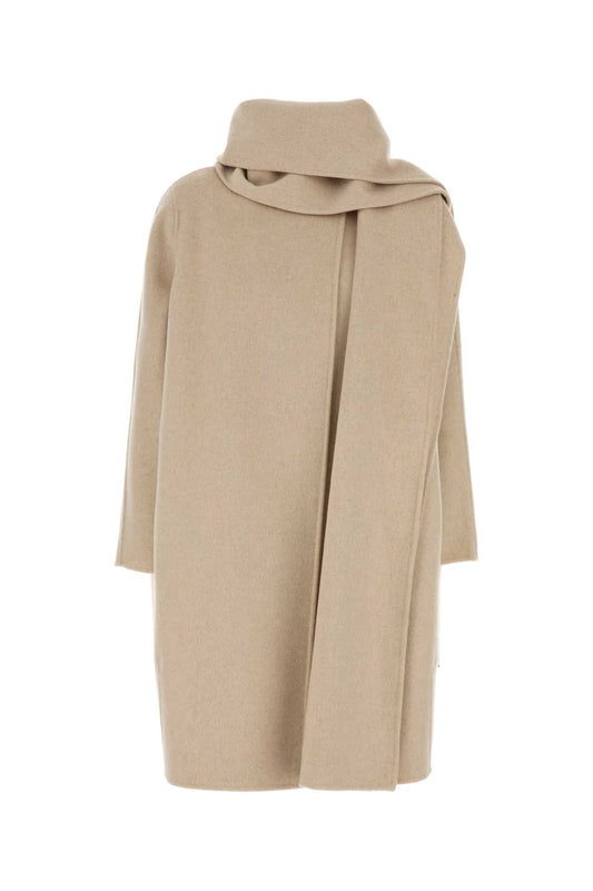 SHORT DETACHABLE SCARF COAT (MEL COATS