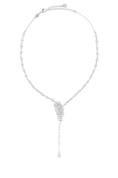 VIENNA:NECKLACE WHI/RHS NECKLACES
