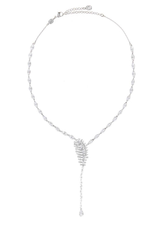 VIENNA:NECKLACE WHI/RHS NECKLACES