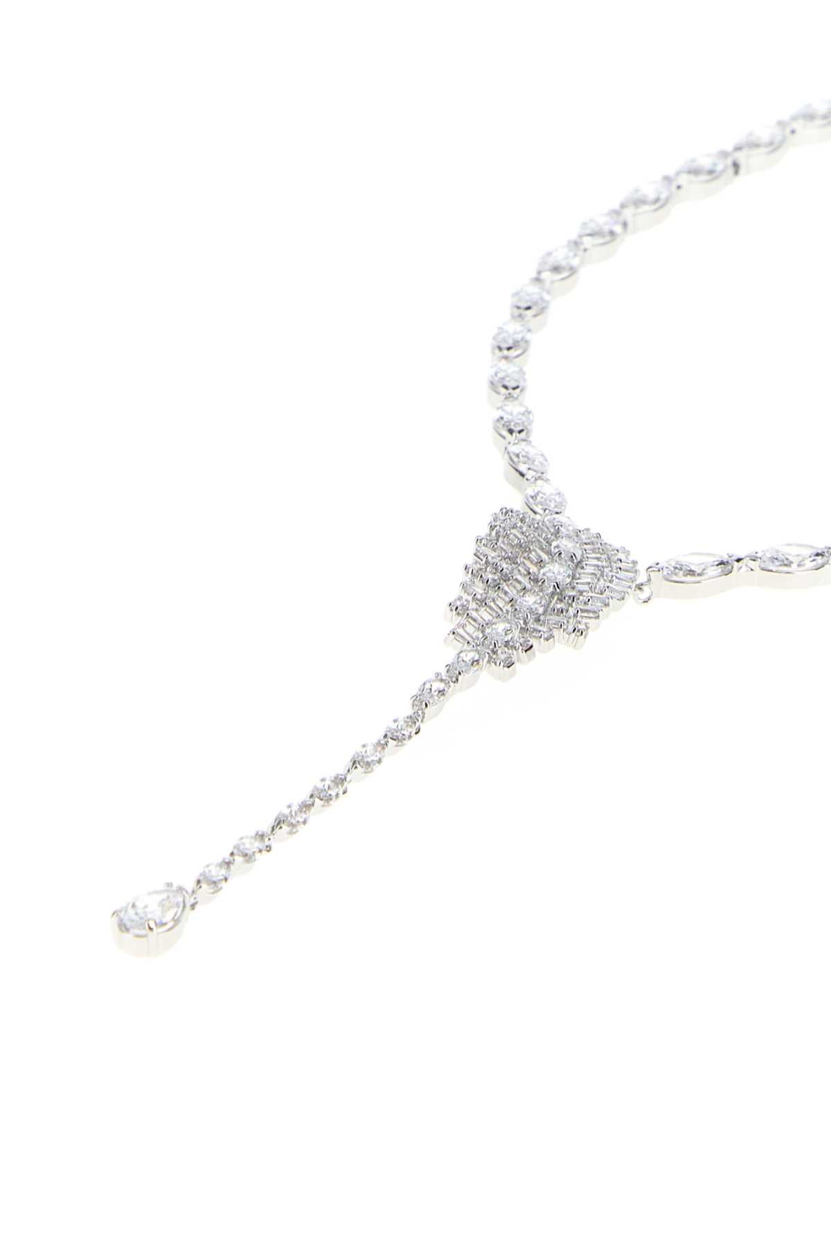 VIENNA:NECKLACE WHI/RHS NECKLACES