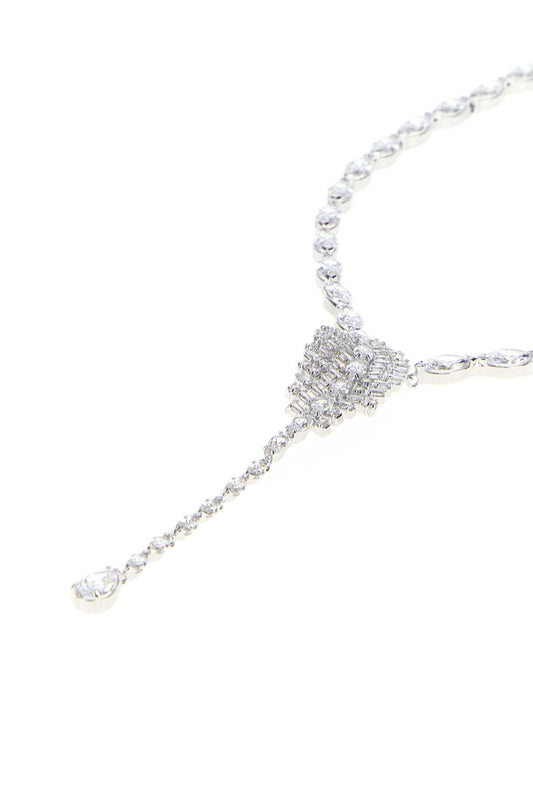 VIENNA:NECKLACE WHI/RHS NECKLACES