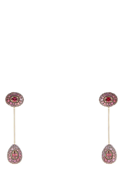 SUBLIMA:PE LONG RED MUL/GOS EARRINGS