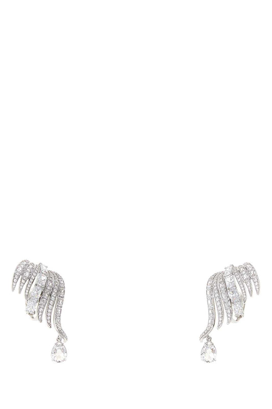 VIENNA:CE WHITE/RHS EARRINGS