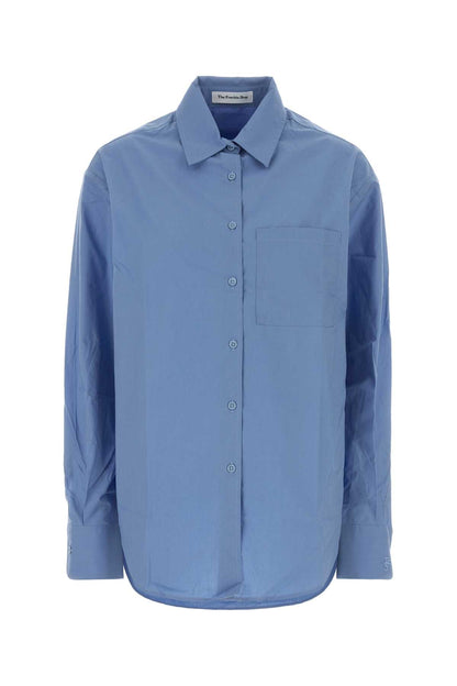 LUI ORGANIC COTTON SHIRT - BLUE SHIRTS