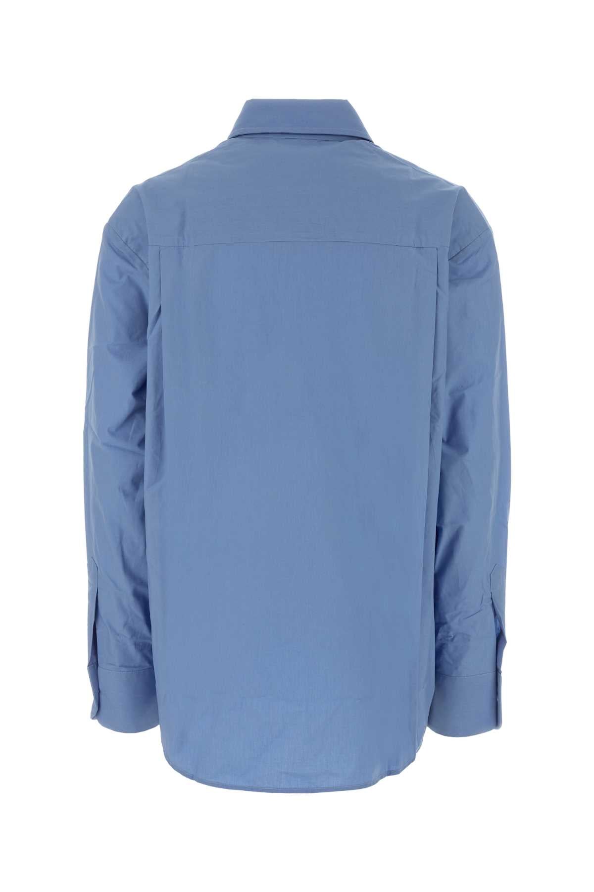 LUI ORGANIC COTTON SHIRT - BLUE SHIRTS