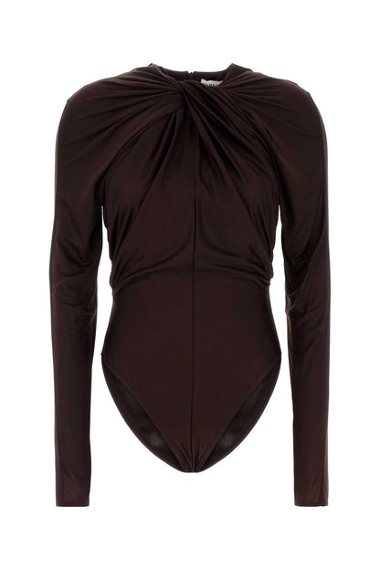LS TWIST DETAIL VISCOSE JERSEY BODY TOPS