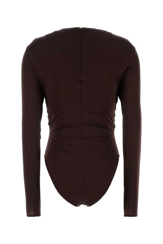 LS TWIST DETAIL VISCOSE JERSEY BODY TOPS