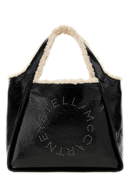 LOGO CROSSBODY TOTE BAG CRACKED PATENT ALTER MAT & CROSSBODY BAGS