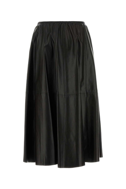 Gonna in pelle SKIRTS