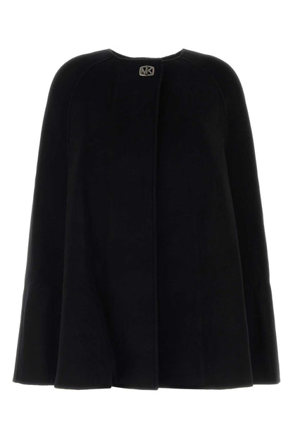 TURN LOCK WOOL CAPE COATS