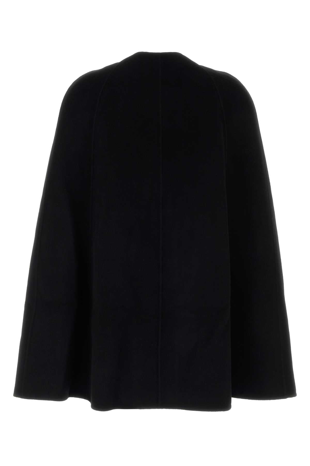 TURN LOCK WOOL CAPE COATS
