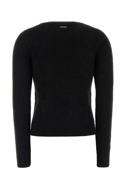 BRUSHED ALPACA CREW SWTR KNITWEARS