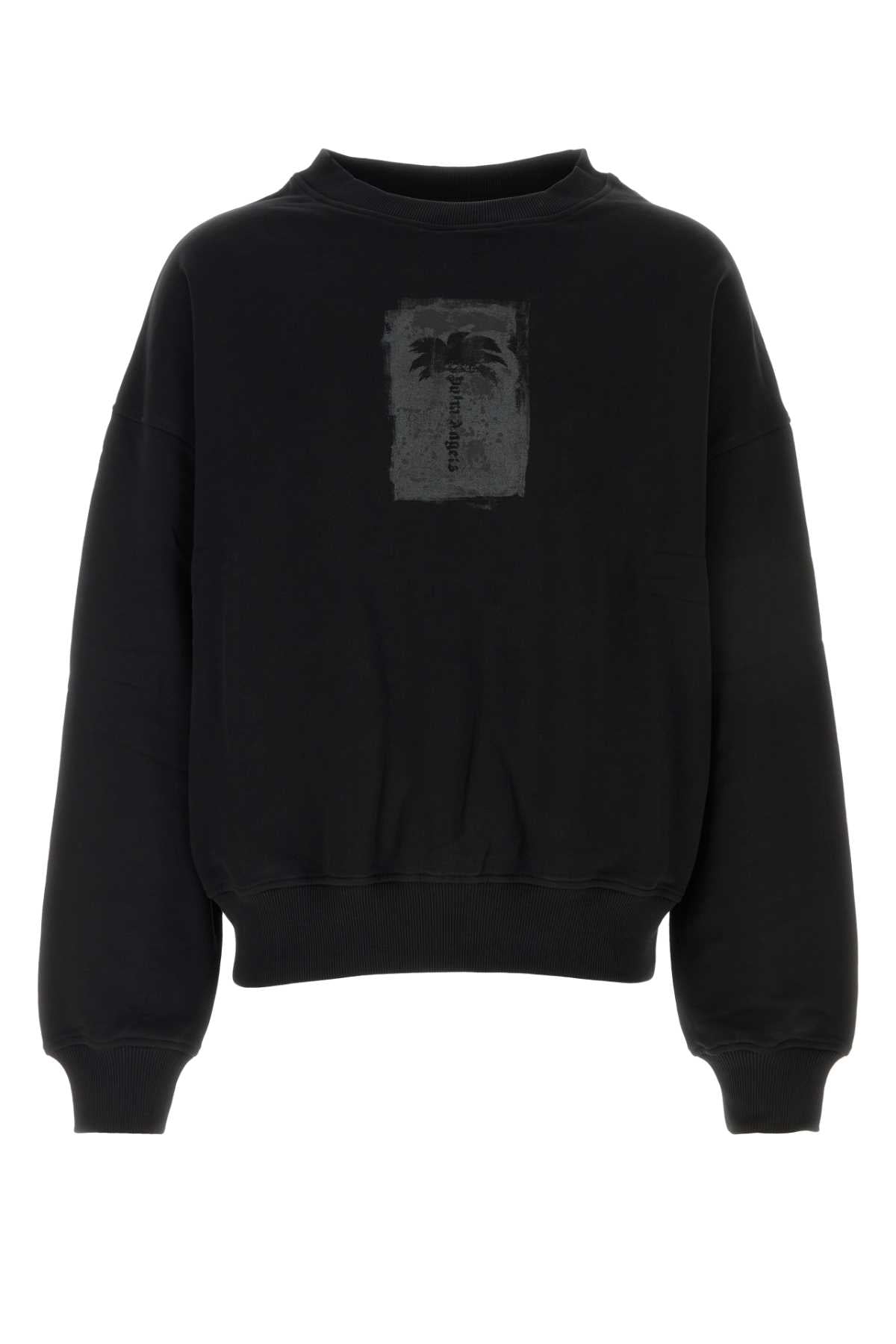 BRUSHED PALM TREE LOOSE CREW SWEATSHIRTS