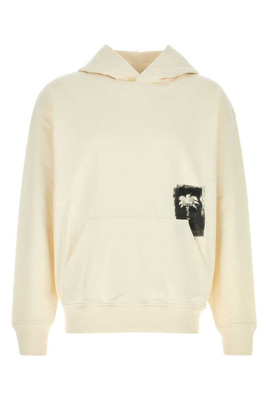 BRUSHED PALM TREE REGULAR HOODIE SWEATSHIRTS