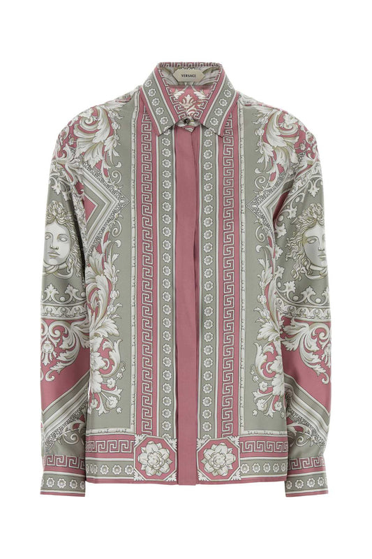 INFORMALSHIRTNEOCLASSICALBAROCCOFOULARDONSILKTWILL SHIRTS
